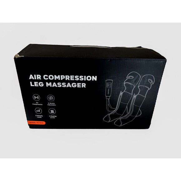 Leg Massger w Heat Compression Foot Calf Thigh Massage 3 Heat 6 Massage Settings - Picture 1 of 16